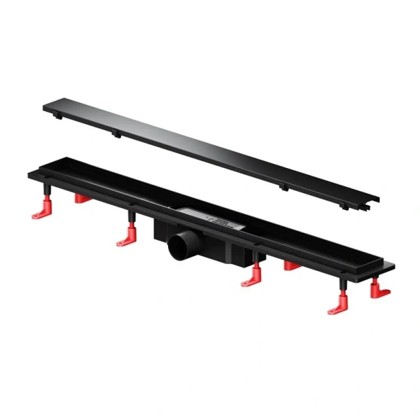 Душевой лоток Am.Pm PrimeFlow 80 см черный матовый W02SC-U11-080-04BM (детальная фотография), черые