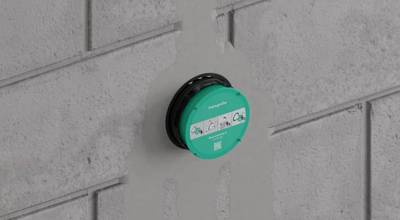 Скрытая часть смесителя Hansgrohe для душа 01500180 (детальная фотография), в наличии index_1