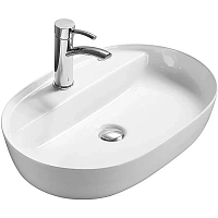 Раковина SantiLine 62 см белая