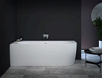 Ванна акриловая Cezares Slim 180x80 см белая, левосторонняя