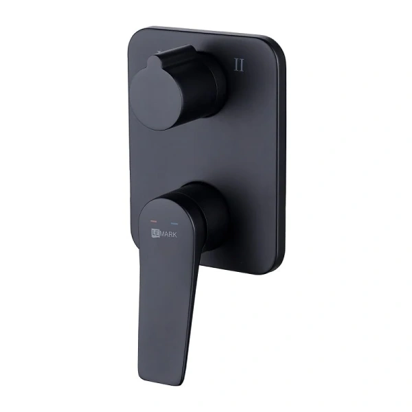 Смеситель для душа Lemark Bronx черный LM3727BL (детальная фотография)