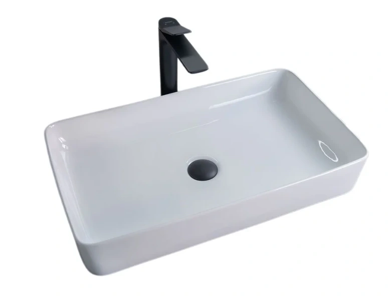 Раковина GID Geometrico N9396 60 см белая 51140 (детальная фотография)