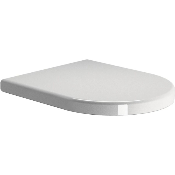 Сиденье для унитаза стандартное, цвет белый глянцевый, GSI  MS86N11 (детальная фотография)