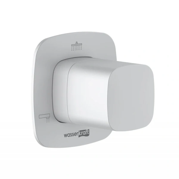 Переключатель потоков WasserKRAFT Saale белый матовый A267 (детальная фотография)