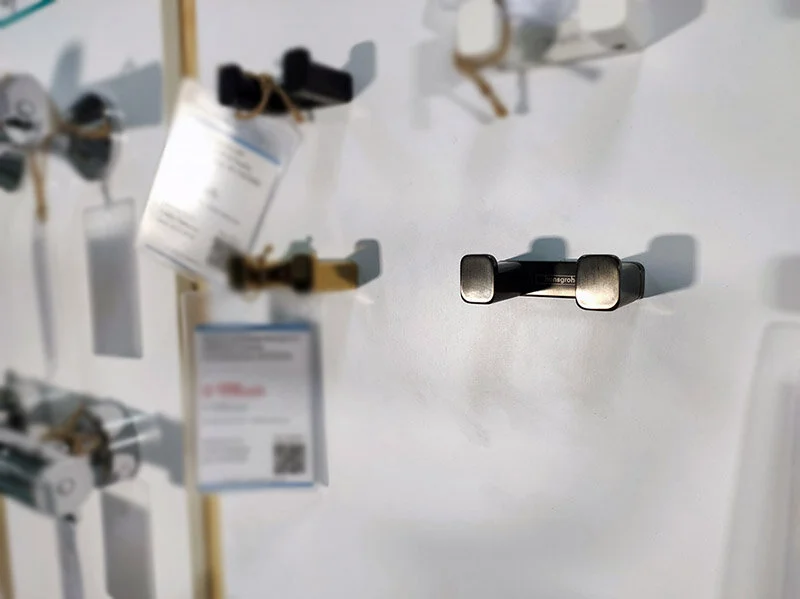 Крючок для ванной Hansgrohe AddStoris матовый черный 41755670 (детальная фотография), черные index_1