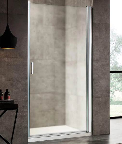 Душевая дверь в нишу River Bosfor 60 см профиль хром BOSFOR 60 MT (детальная фотография), современные, hi-tech