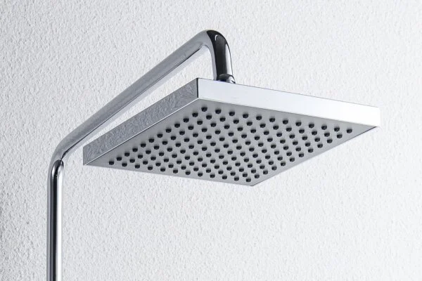 Душевая колонна со смесителем для ванны Bravat Opal F6125183CP-A-RUS (детальная фотография), с тропическим душем