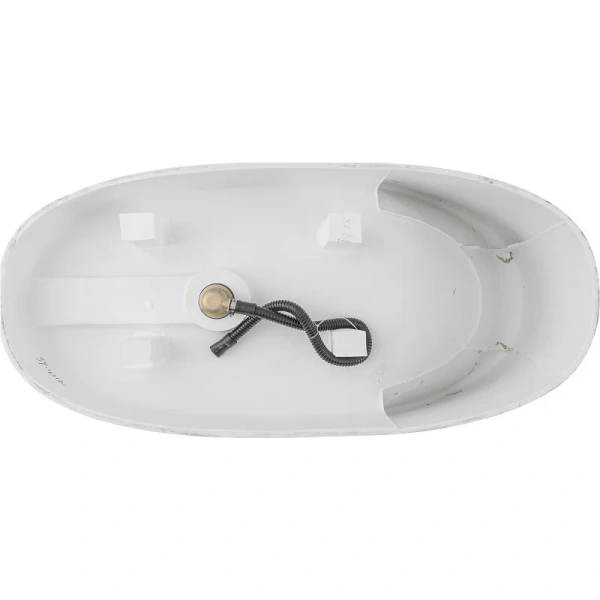 Ванна Allen Brau Krion Neo XL 2.35002.21, 180 х 80 см, искусственный камень, цвет белый матовый (детальная фотография), в наличии