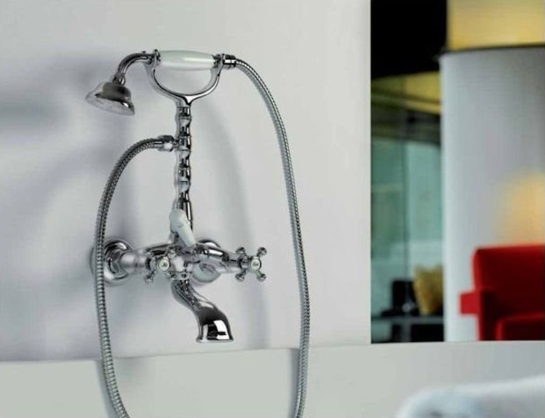 Смеситель для ванны Paffoni Belinda с душем, хром FBLV022CR (детальная фотография), современные, hi-tech