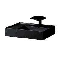 Раковина накладная левая, цвет чёрный, Laufen Kartell