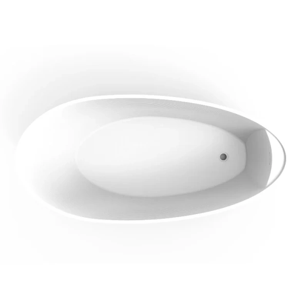 Акриловая ванна Timo MARI1700, 170 х 80 см, цвет белый (детальная фотография), овальные