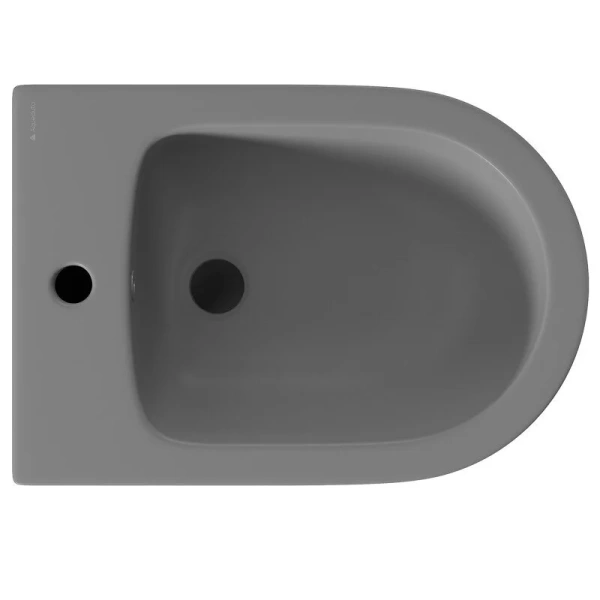 Биде подвесное Aqueduto CONE серое матовое CON0330 (детальная фотография), подвесные