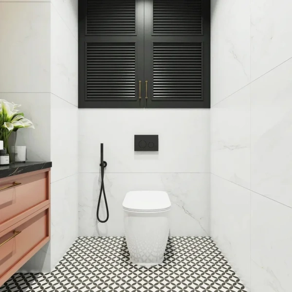 Унитаз напольный Lavinia Boho Bell Pro белый 33010030 (детальная фотография), без бачка, со скрытым бачком