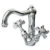 Смеситель для раковины, хром, Nicolazzi Half Dome Crystal