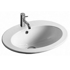 Раковина встраиваемая, цвет белый, Simas Lavabi d’arredo Desmo S 52 BI