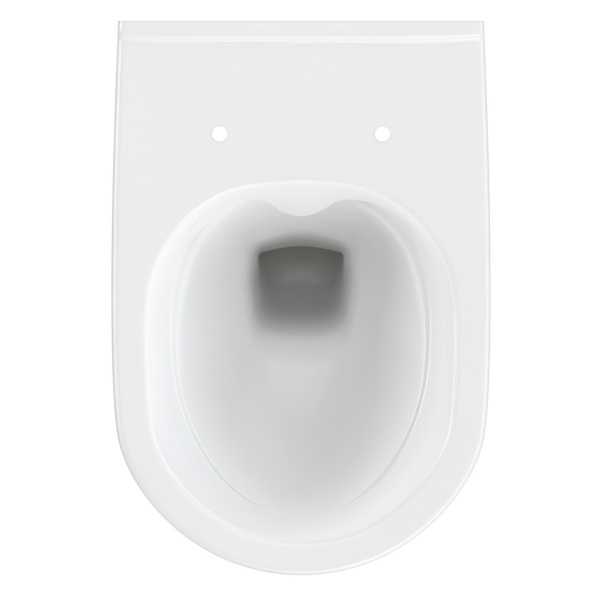 Унитаз подвесной Cersanit City безободковый S-MZ-CITY-COn-S-DL-w (детальная фотография), без бачка, со скрытым бачком
