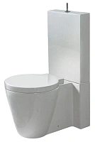 Сиденье для унитаза, съемное, soft close, петли нержавеющая сталь, Duravit Starck 1