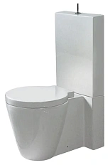 Сиденье для унитаза, съемное, soft close, петли нержавеющая сталь, Duravit Starck 1