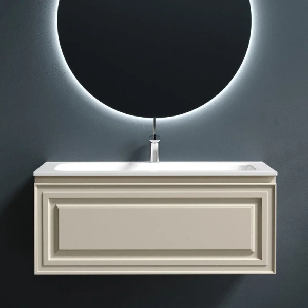 Тумба с раковиной подвесная Sancos Very VR100 см МДФ (детальная фотография), 100 см