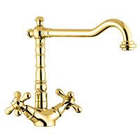 Смеситель для кухни золото Emmevi Deco Old