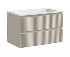 Тумба под раковину подвесная Sancos Snob R 80 см beige soft