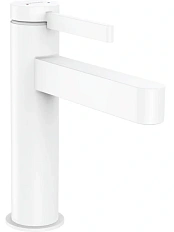 Смеситель для раковины Hansgrohe Finoris белый матовый