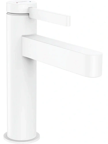 Смеситель для раковины Hansgrohe Finoris белый матовый - фото 3