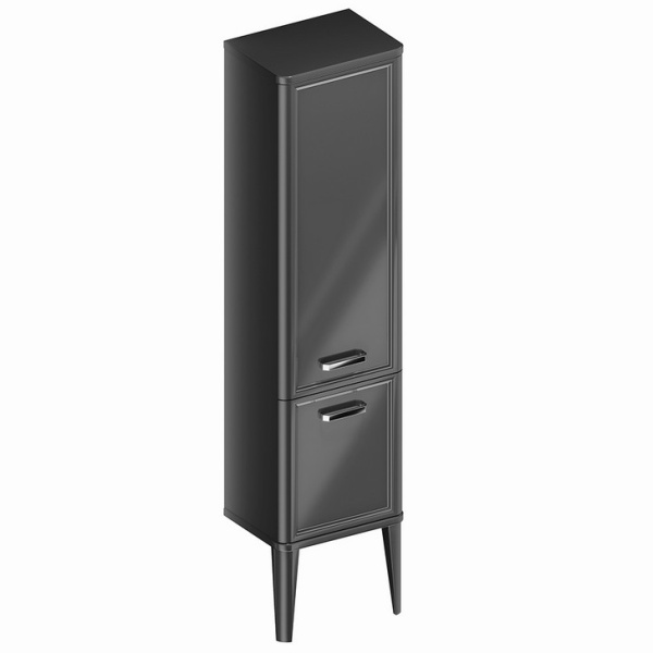 Шкаф-пенал напольный Kerama Marazzi Pompei 43 см черный PO.M.150\BLK (детальная фотография)