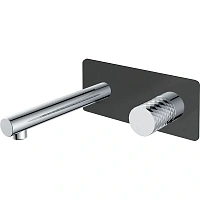 Смеситель для раковины Boheme Stick хром-черный