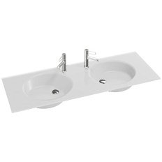 Раковина Jacob Delafon Odeon Rive Gauche 141 см матовый белый