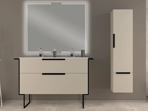 Тумба под раковину подвесная Cezares Urban 120 см spatolato bianco - фото 2