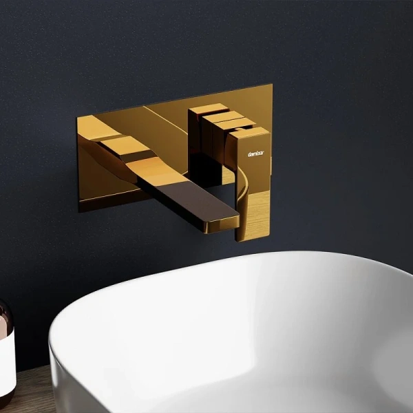 Смеситель для раковины Damixa Gala золото 530260600 (детальная фотография), золото