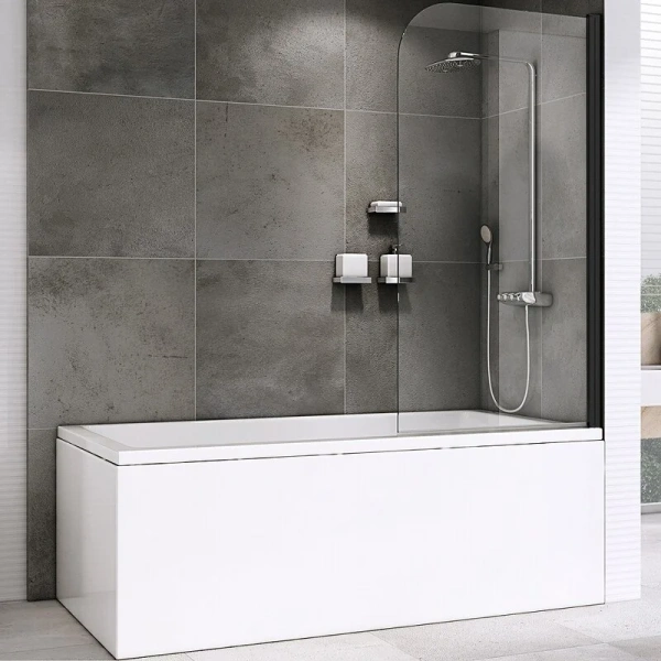 Шторка для ванны Abber Ewiges Wasser 120х140 см распашная AG51120 (детальная фотография)