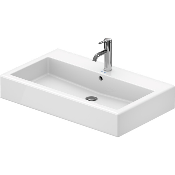 Раковина Duravit Vero 80 см белая 0454800000 (детальная фотография)