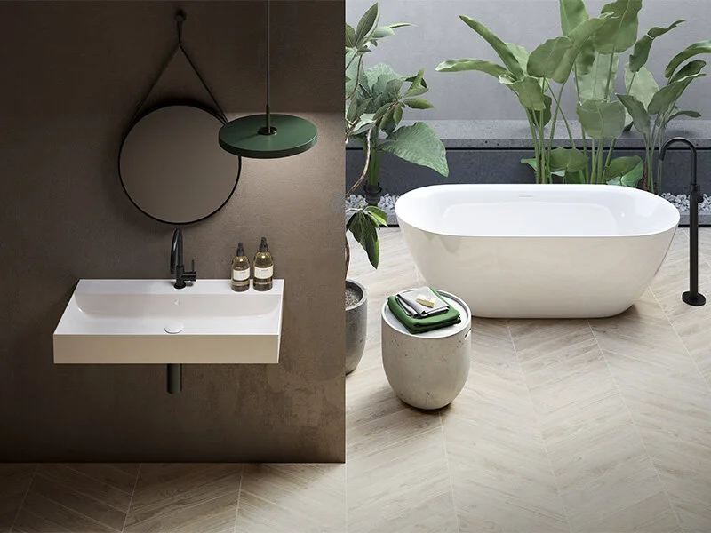 Ванна акриловая Hatria BT_01 170 х 78 см, белый глянцевый, Y7AX01 (детальная фотография), современныe, hi-tech