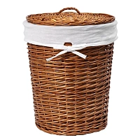 Корзина для белья WasserKRAFT Leine плетеная