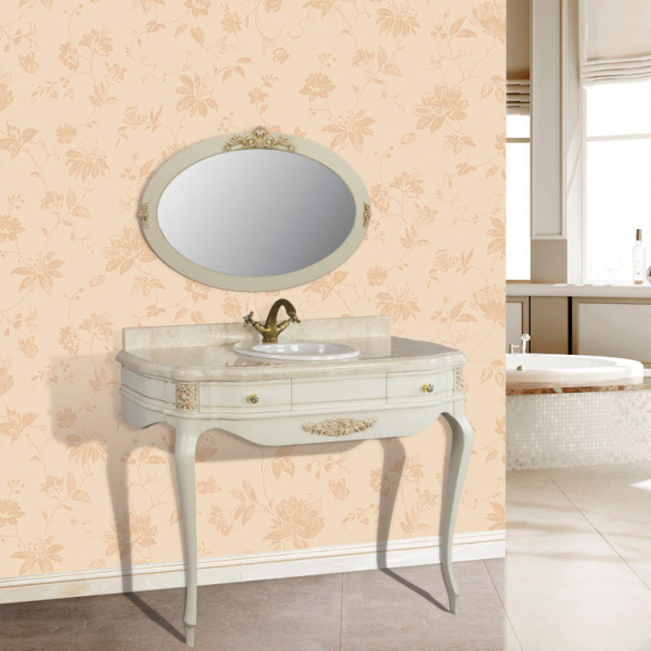 Зеркало Tessoro SERENA 100 (детальная фотография), классические, ретро