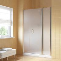 Душевая дверь профиль глянцевый хром стекло сатин Vegas-glass