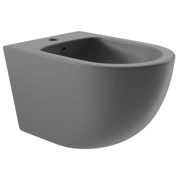 Биде подвесное Aqueduto Ovo серое матовое OVO0330 (детальная фотография)