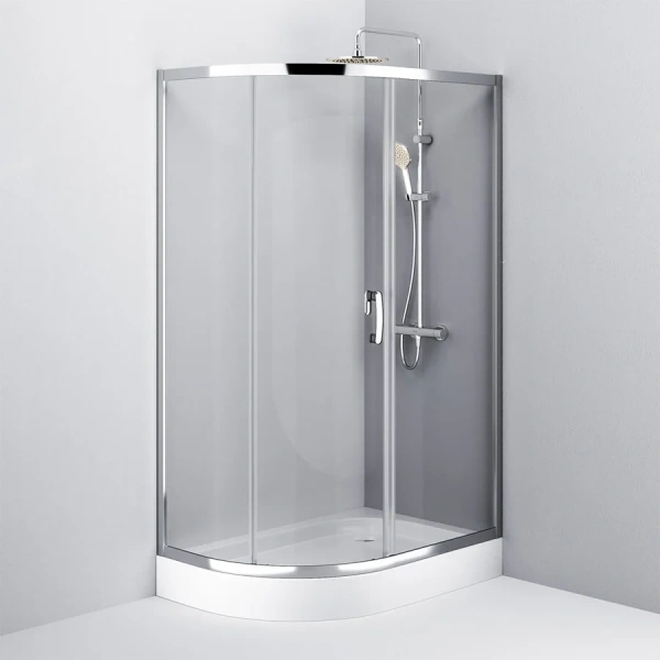 Душевой уголок Am.Pm Like W83G-302U120 120х80 см раздвижная дверь (детальная фотография), современные, hi-tech