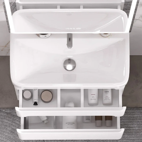 Раковина мебельная Ceramalux N 60 см встраиваемая 9595-60 (детальная фотография), встраиваемые (в столешницу), пристенные