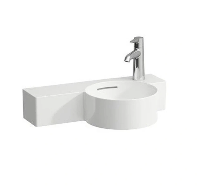 Раковина Laufen Val 55 см полка слева 8.1528.4.000.106.1 (детальная фотография)