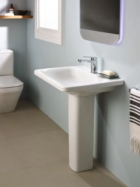 Смеситель для раковины Ideal Standard Tonic II с донным клапаном A6326AA (детальная фотография), современные, hi-tech