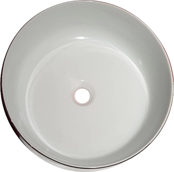 Раковина Artceram Cognac 42 см белая/platino COL001 01 57 (детальная фотография), современные, hi-tech