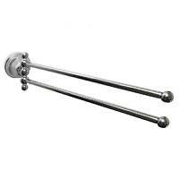 Полотенцедержатель двойной поворотный для ванной, бронза, Nicolazzi Teide