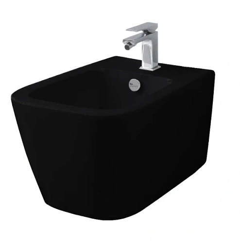 Биде подвесное ArtCeram A16 черный матовый - фото 1