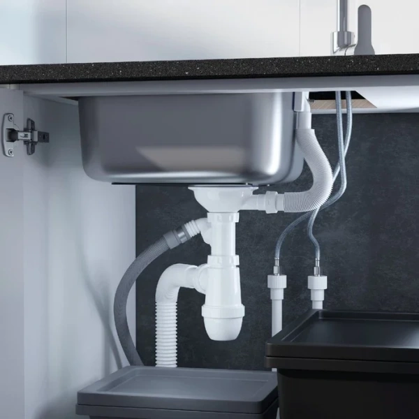 Мойка для кухни IDDIS Strit 59 см сатин STR58SDi77S (детальная фотография), прямоугольной формы