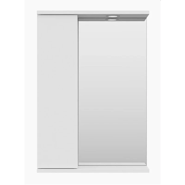 Зеркальный шкаф с подсветкой Misty Лира П-Лир04050-013 50 см ЛДСП (детальная фотография)