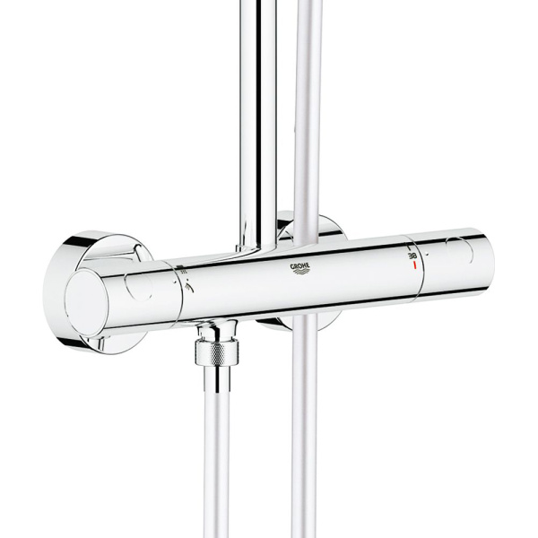 Душевая стойка Grohe Euphoria 26075000 (детальная фотография), с тропическим душем