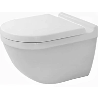 Унитаз подвесной 370х620 мм (подходит для  использования с SensoWosh) Duravit Starck 3 2226090000